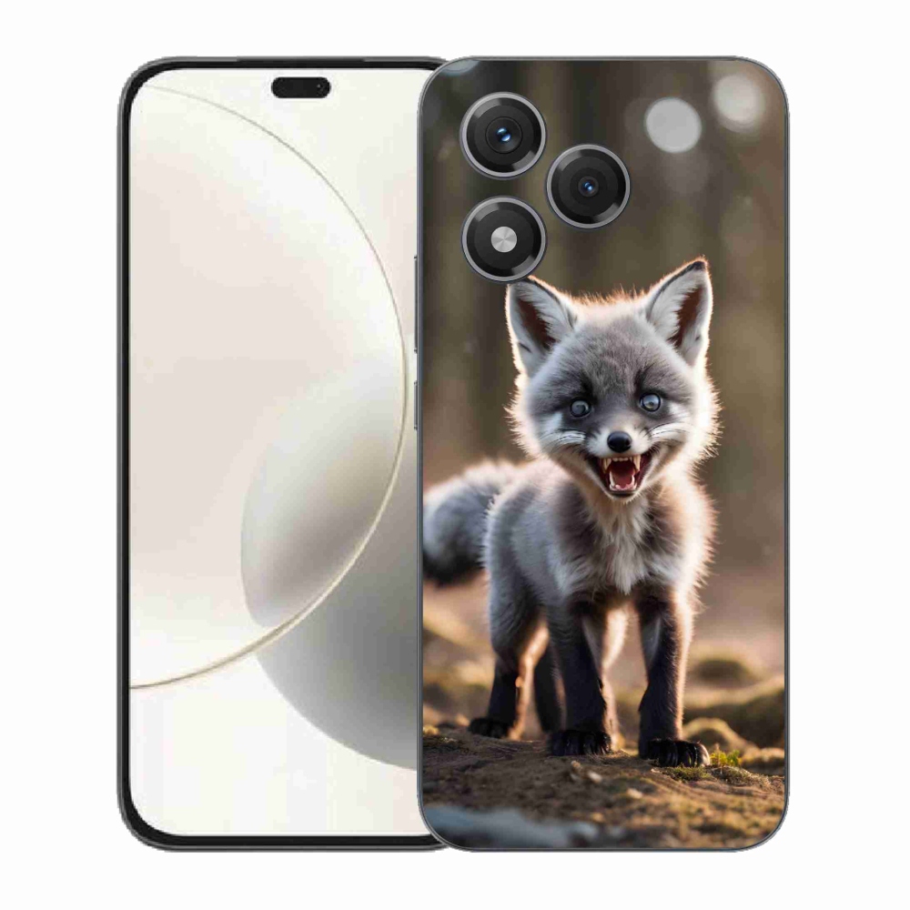 Gélový kryt mmCase na Honor 400 Lite - rozzúrená líška