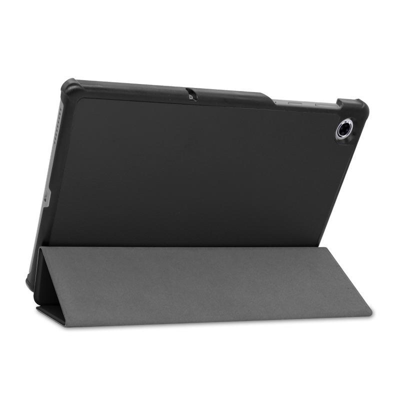 Polohovacie PU kožené puzdro na tablet Lenovo Tab M10 Plus TB-X606F/X/V - čierne