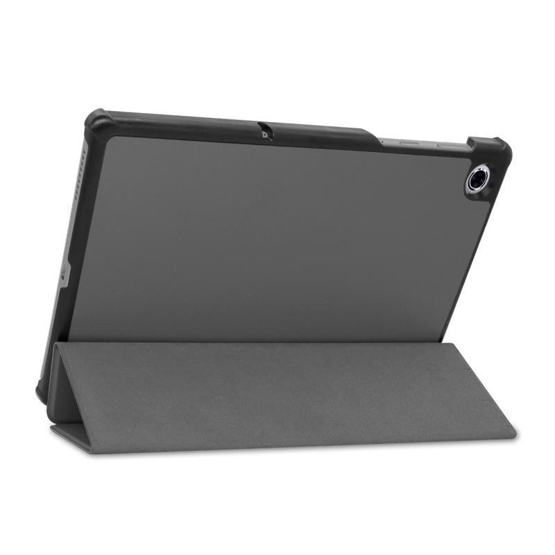 Polohovacie PU kožené puzdro na tablet Lenovo Tab M10 Plus TB-X606F/X/V - šedé