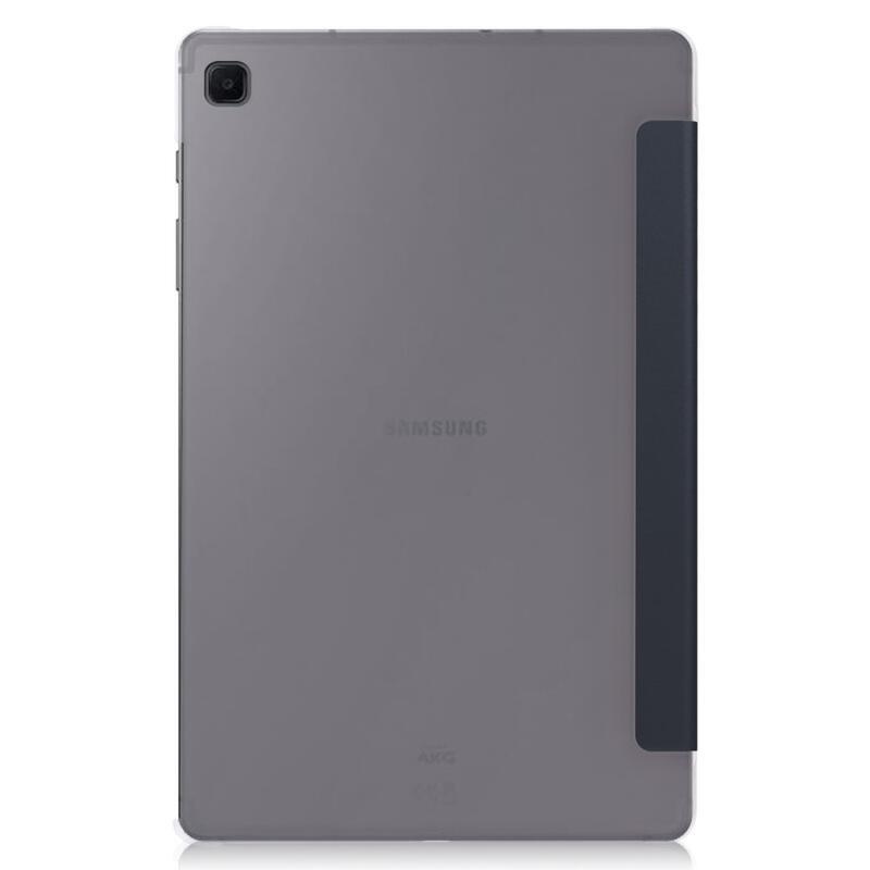 Polohovateľné PU kožené puzdro na tablet Samsung Galaxy Tab A7 10.4 (2020) T500 - tmavomodrej