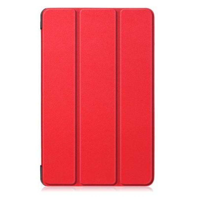 Polohovateľné PU kožené puzdro pre tablet Samsung Galaxy Tab 10.1 (2019) T515 / T510 - červené