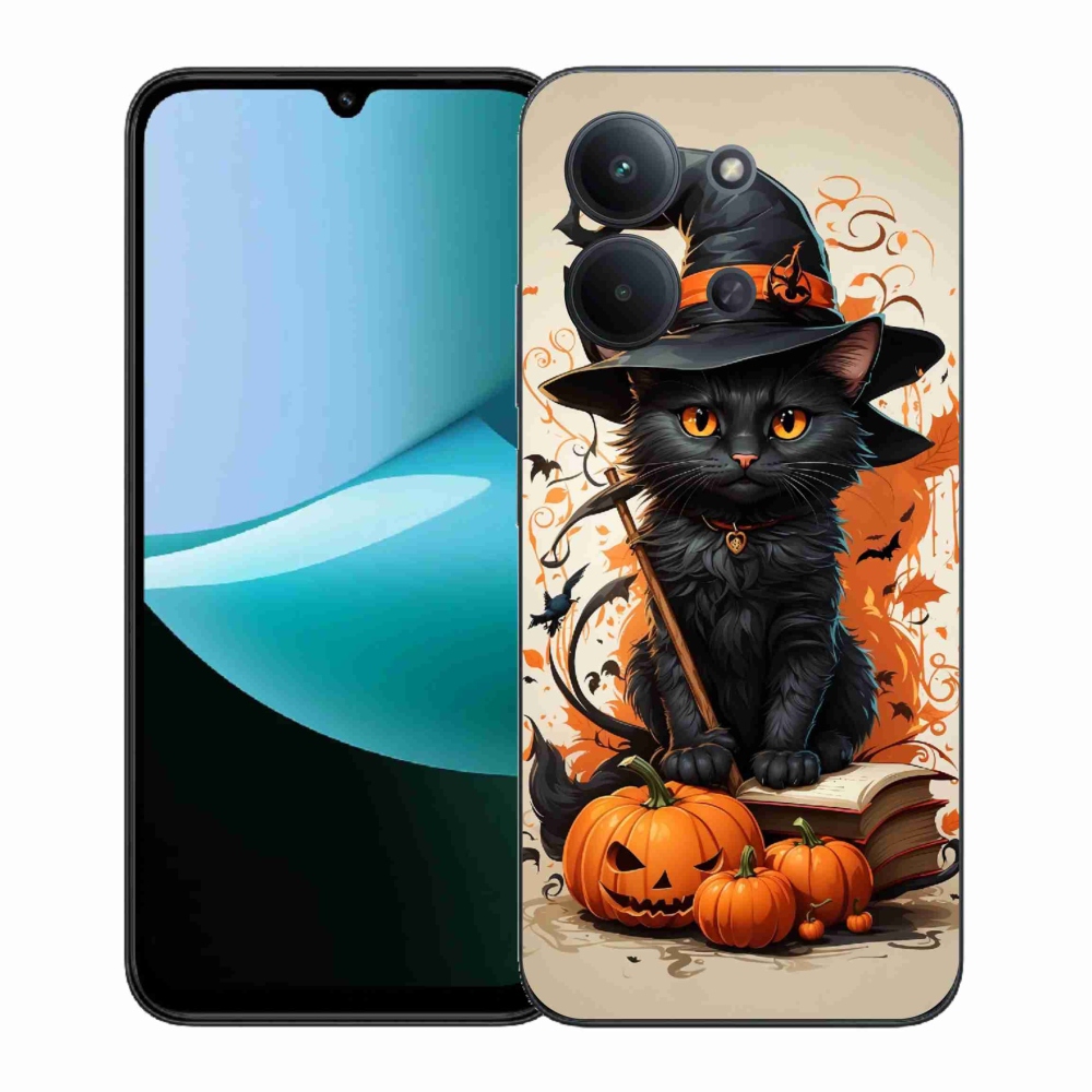 Gélový kryt mmCase na Xiaomi Redmi 15C 4G (171mm)/Poco C85 4G (171mm) - kocúr čarodejník