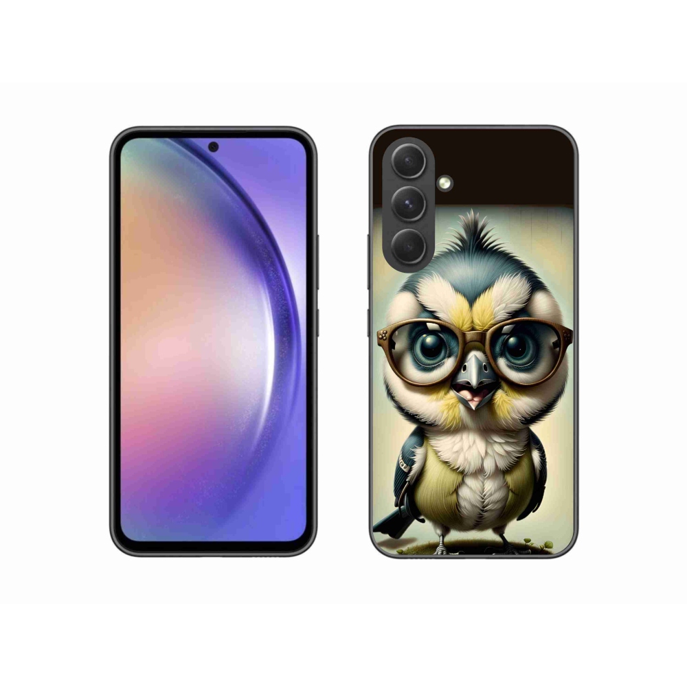 Gélový kryt mmCase na Samsung Galaxy A54 5G - mláďa s okuliarmi