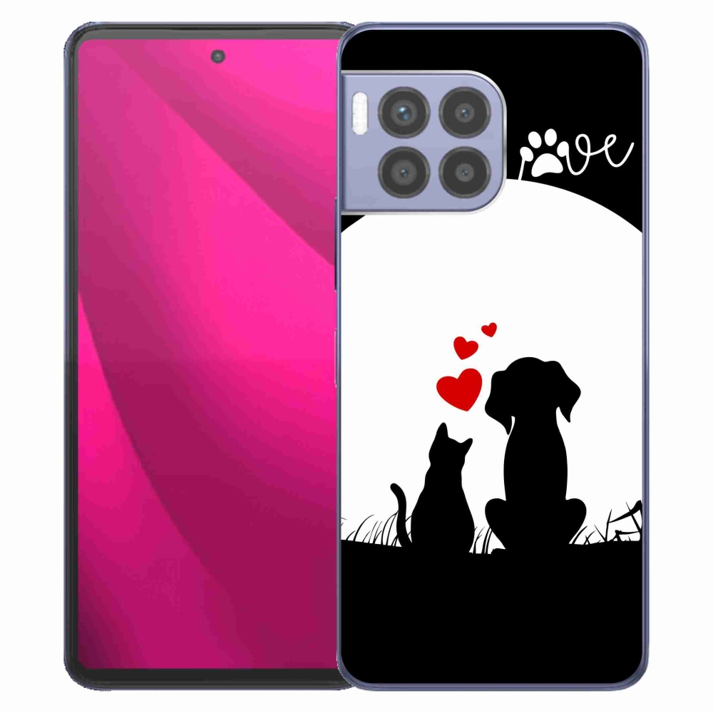 Gélový kryt mmCase na T-Mobile T Phone 2 Pro - zvieracia láska