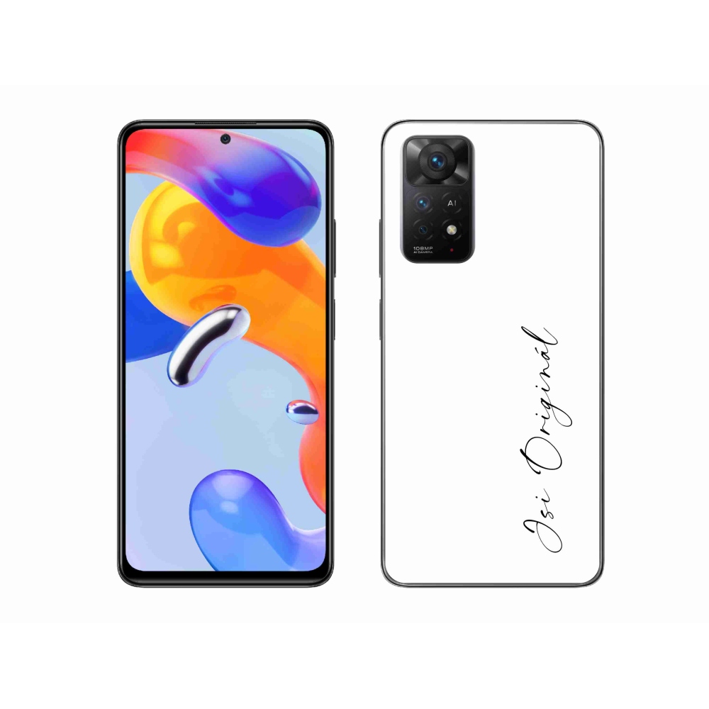 Gélový kryt mmCase na Xiaomi Redmi Note 11 Pro 4G/5G - si originál biele pozadie