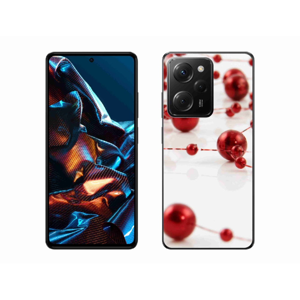 Gélový kryt mmCase na Xiaomi Poco X5 Pro 5G - vianočná reťaz