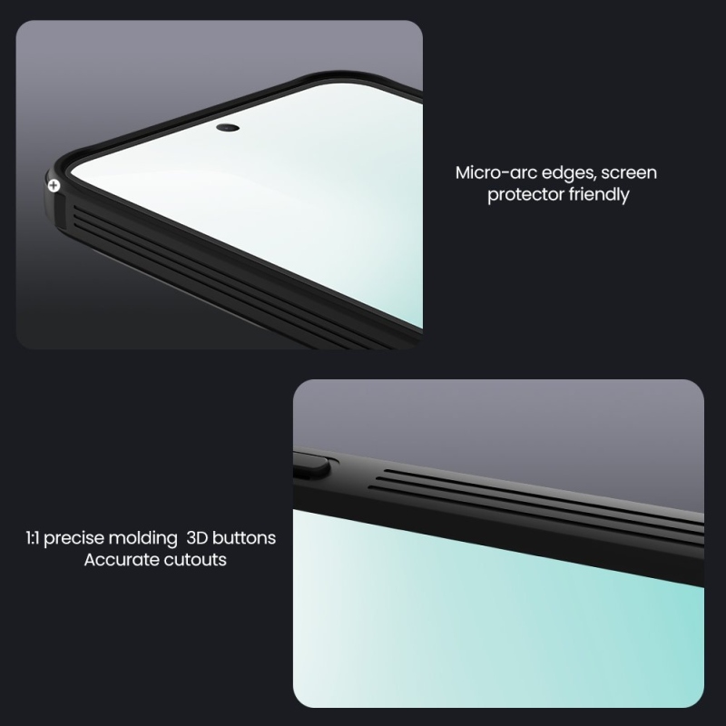 Nillkin CamShield PRO Zadný kryt pre Samsung Galaxy A37 Transparent Black