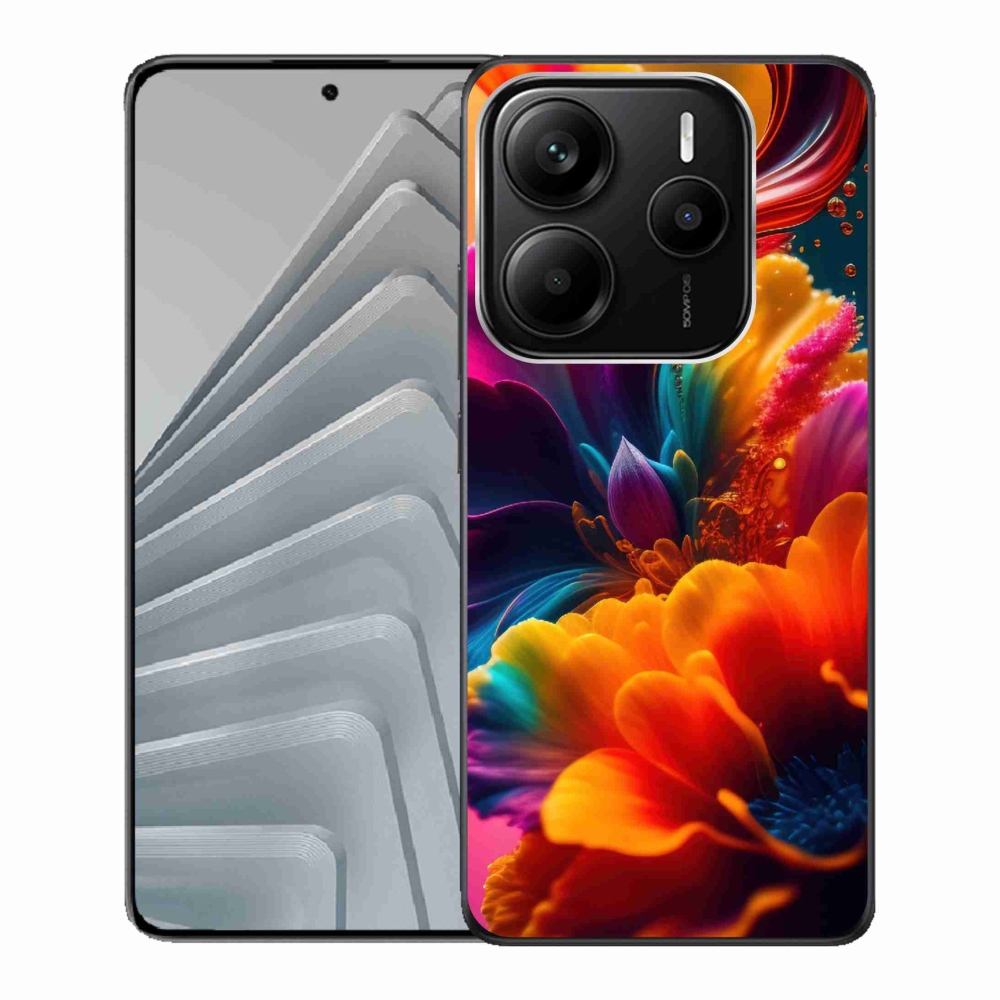 Gélový kryt mmCase na Xiaomi Redmi Note 14 5G - abstraktný motiv 2