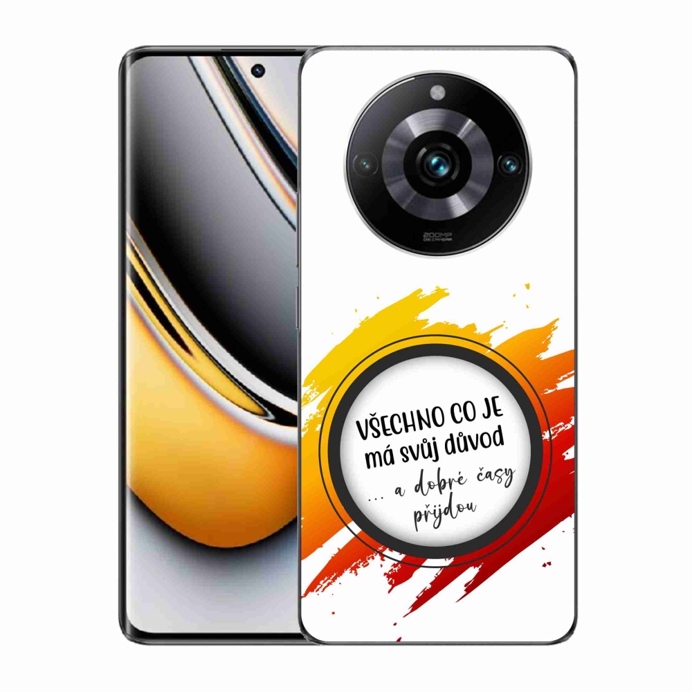 Gélový kryt mmCase na Realme 11 Pro/11 Pro+ - citát 3 biele pozadie
