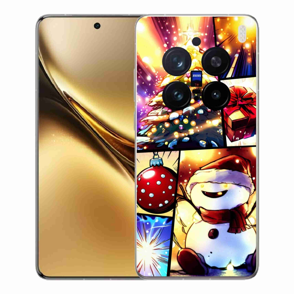 Gélový kryt mmCase na Vivo X200 Pro 5G - vianočné motívy 1