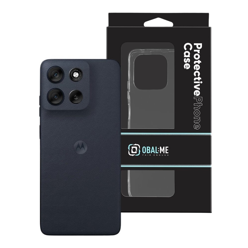 OBAL:ME TPU kryt pre Motorola G56 Transparent