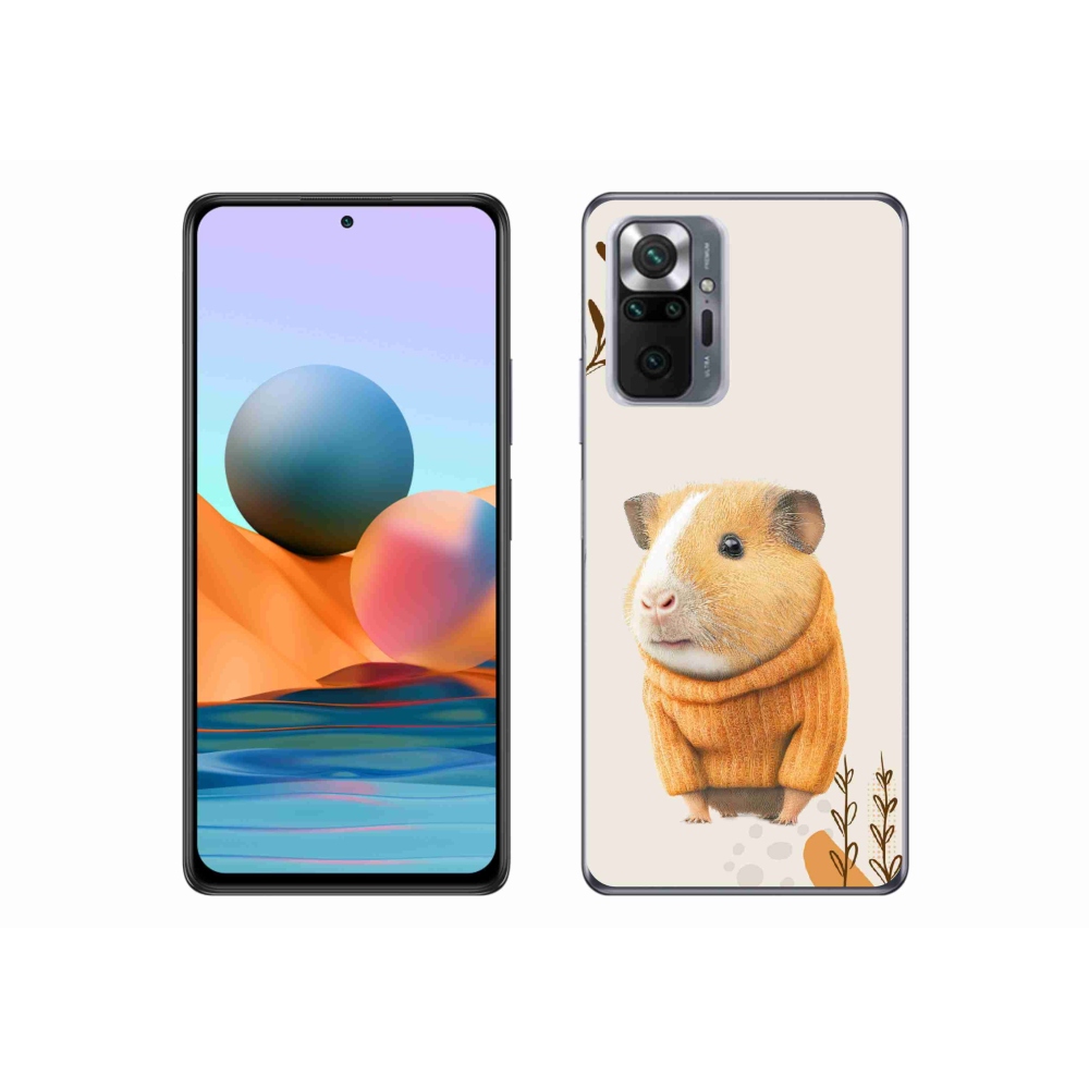 Gélový kryt mmCase na Xiaomi Redmi Note 10 Pro - morča vo svetri