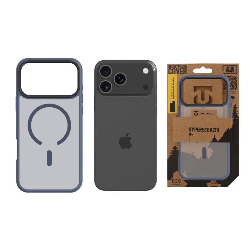 Taktický kryt MagForce Hyperstealth pre iPhone 17 Pro Max Deep Blue