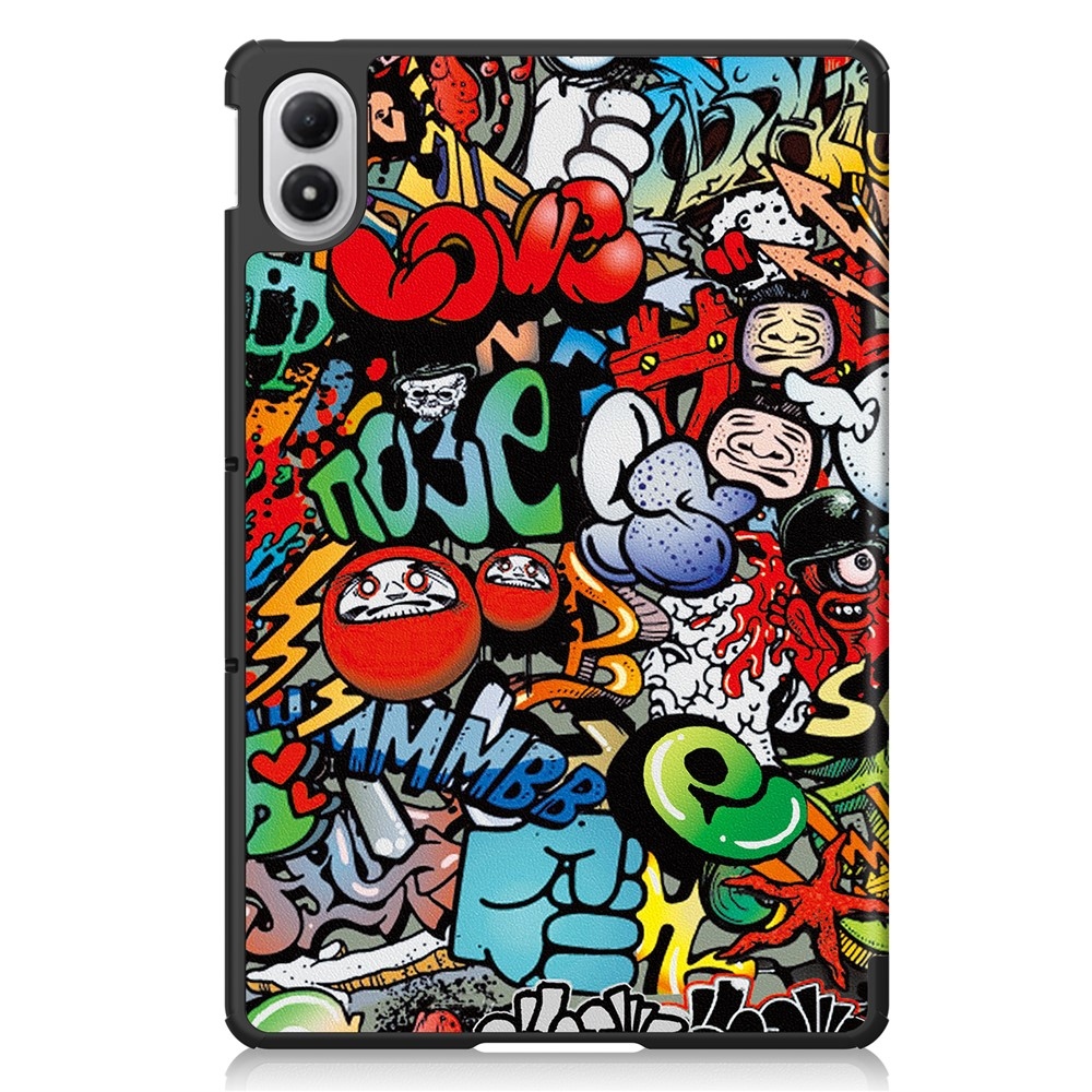 Print chytré zatváracie púzdro na Xiaomi Redmi Pad 2 Pro - graffiti