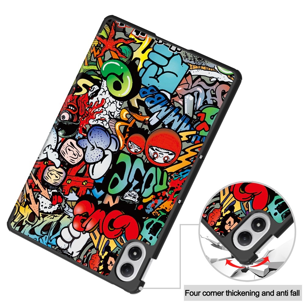 Print chytré zatváracie púzdro na Xiaomi Redmi Pad 2 Pro - graffiti