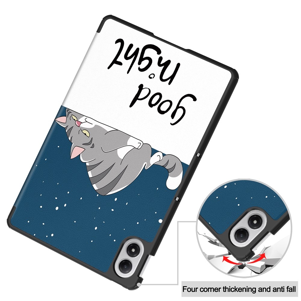 Print chytré zatváracie púzdro na Xiaomi Redmi Pad 2 Pro - mačka