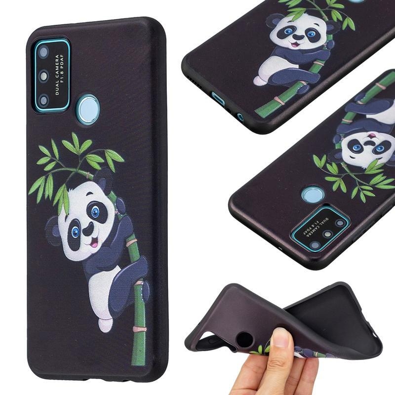 Print gélový obal na mobil Honor 9A - panda