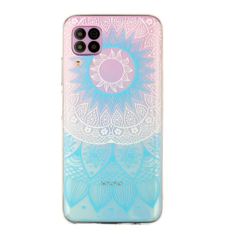 Print gélový obal na mobil Huawei P40 Lite - modrý kvet