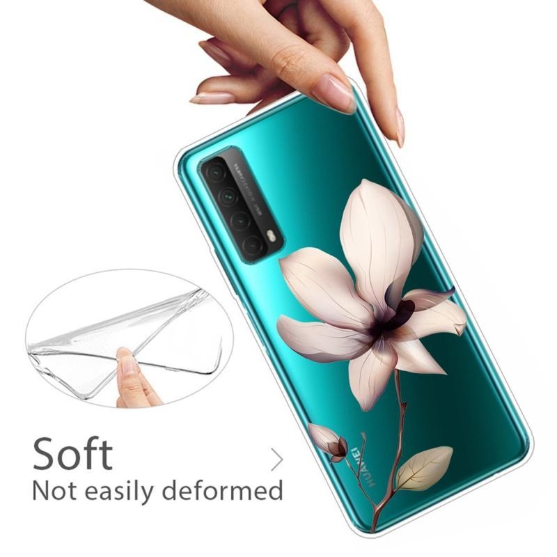 Print gélový obal pre telefón Huawei P Smart 2021 - okvetné lístky