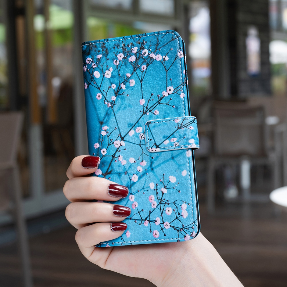 Print knižkové púzdro na mobil Xiaomi 17T Pro - kvety na strome