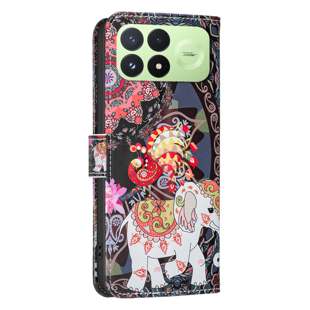 Print knižkové púzdro na mobil Xiaomi Poco F9 Pro 5G - slon