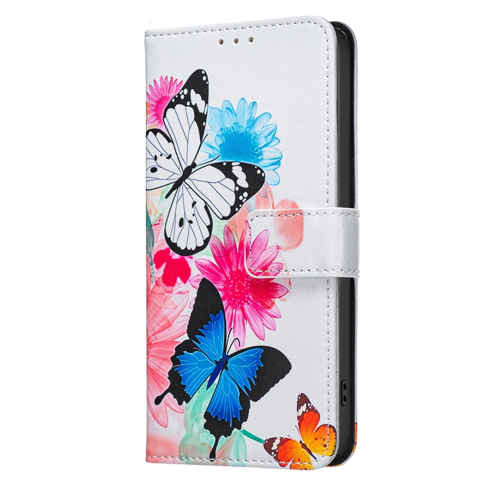 Print knižkové púzdro na mobil Xiaomi Redmi 17 4G/5G - farební motýle
