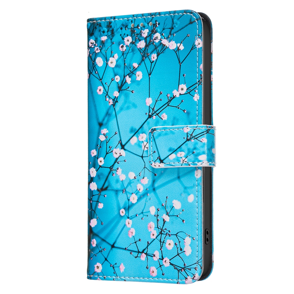 Print knižkové púzdro na mobil Xiaomi Redmi 17 4G/5G - kvety na strome