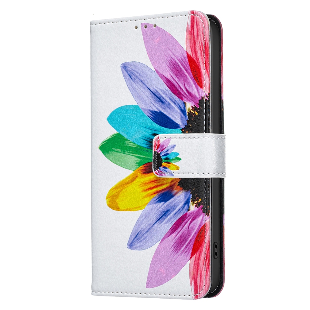 Print knižkové púzdro na mobil Xiaomi Redmi 17 4G/5G - okvetné lístky