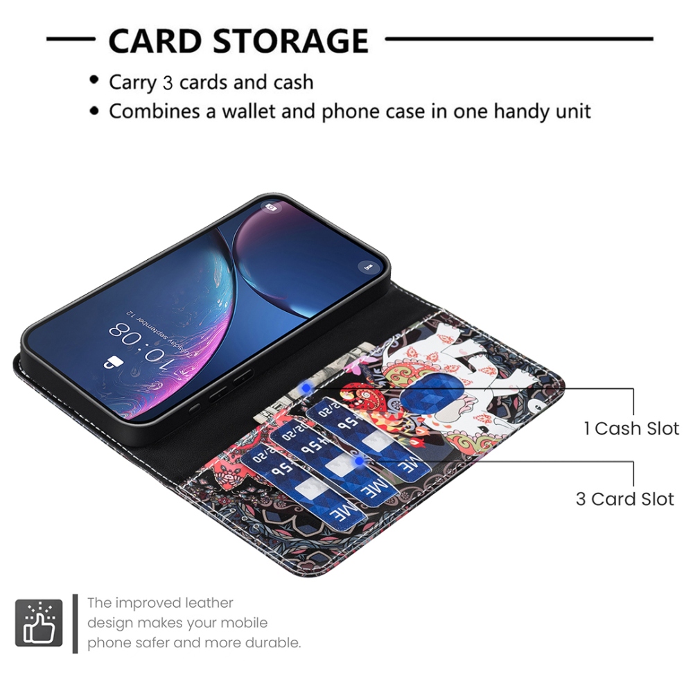 Print knižkové púzdro na mobil Xiaomi Redmi 17 4G/5G - slon