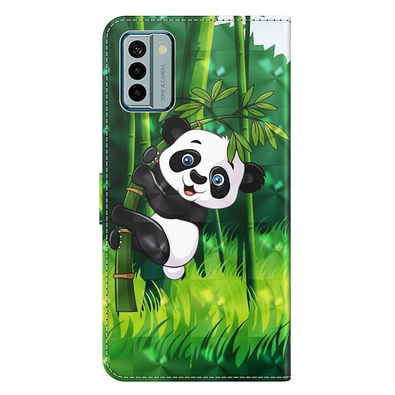 Print knižkové puzdro na Nokia G22 - panda na bambuse