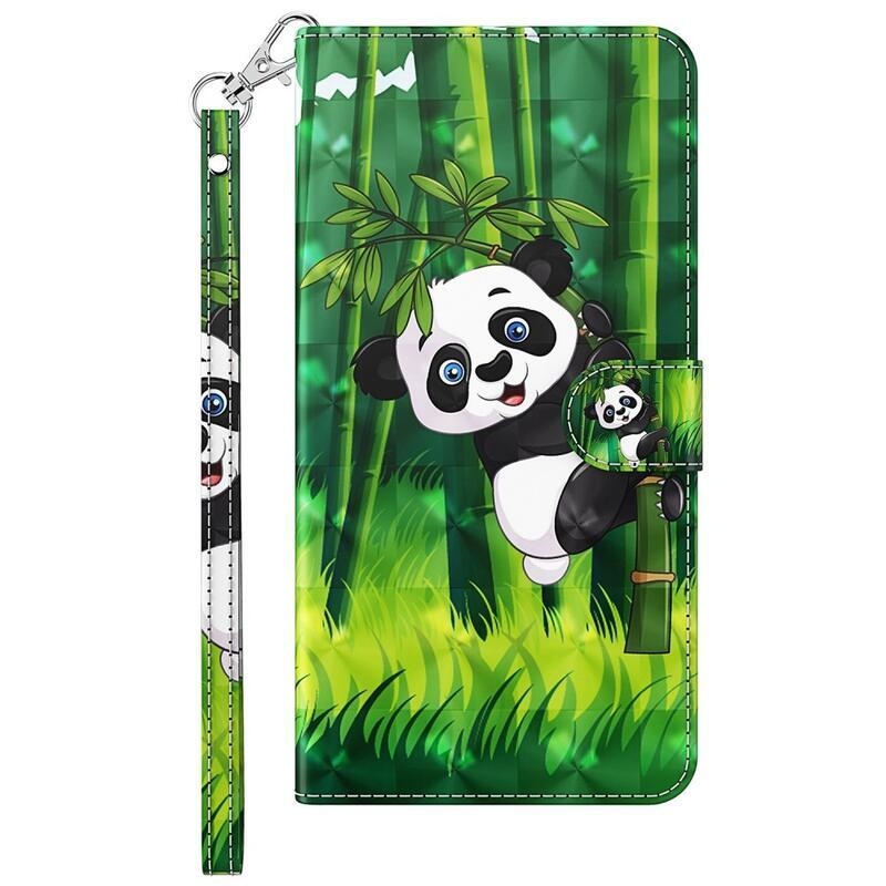 Print knižkové puzdro na Xiaomi Redmi 10A - panda na bambuse