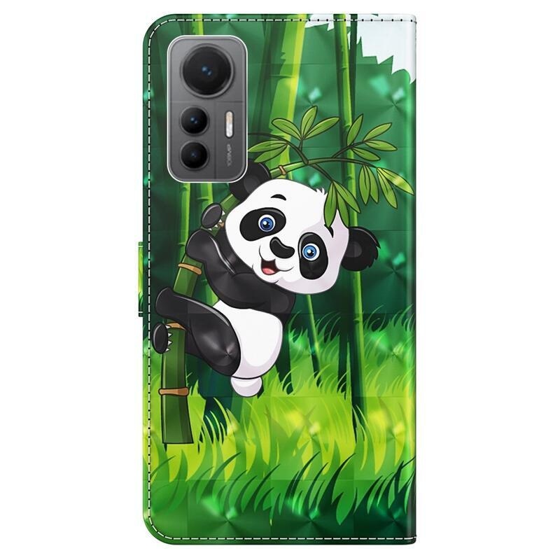 Print peňaženkové púzdro na mobil Xiaomi 12 Lite - panda na bambuse