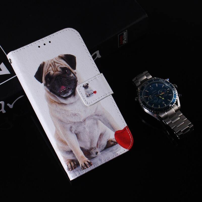 Print peněženkové puzdro na mobil Xiaomi Redmi 10/Redmi 10 (2022) - psík