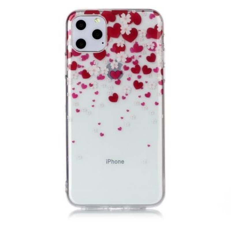 Printy gélový obal na mobil Apple iPhone 11 Pro Max 6.5 (2019) - srdiečka