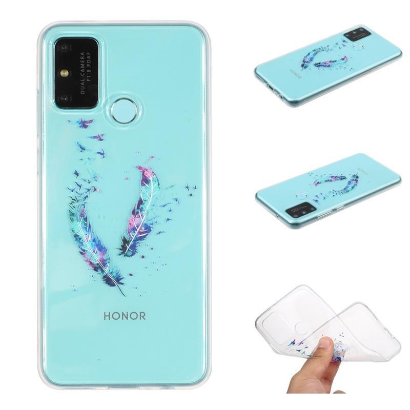 Printy gélový obal na mobil Honor 9A - pierka