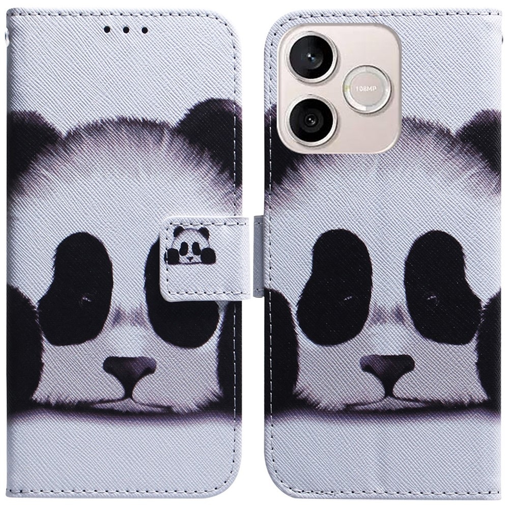 Printy knižkové puzdro na Honor 600 Lite 5G - panda