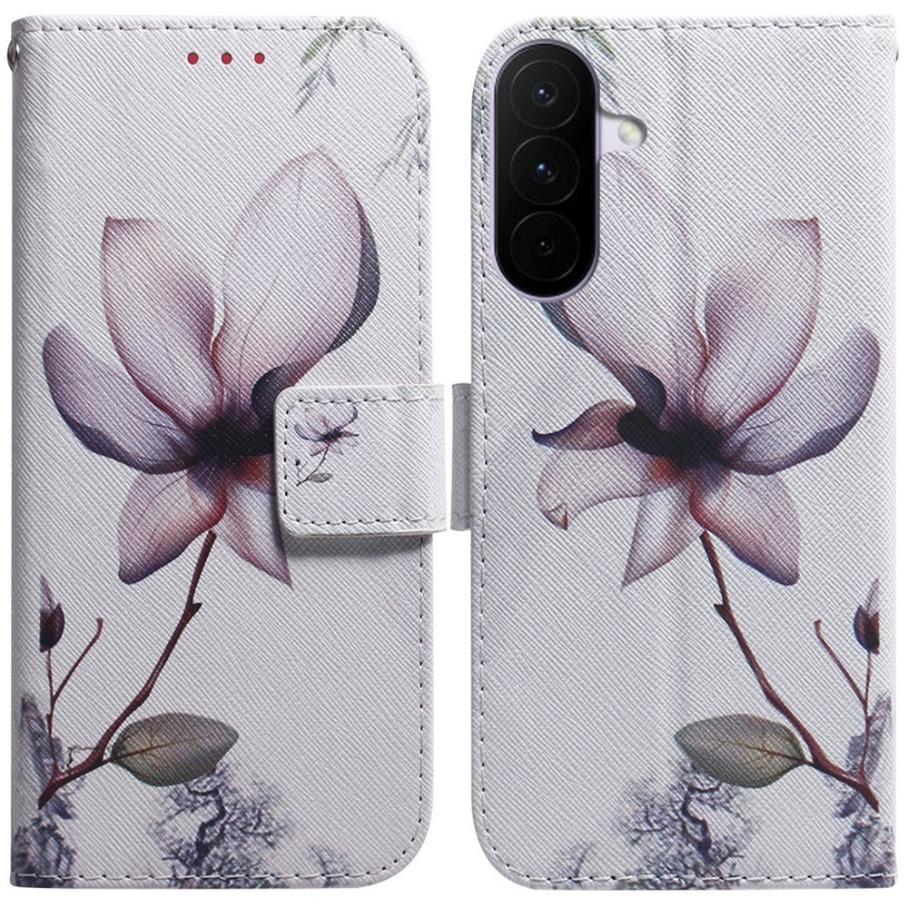 Printy knižkové púzdro na Samsung Galaxy A27 - ružový kvet