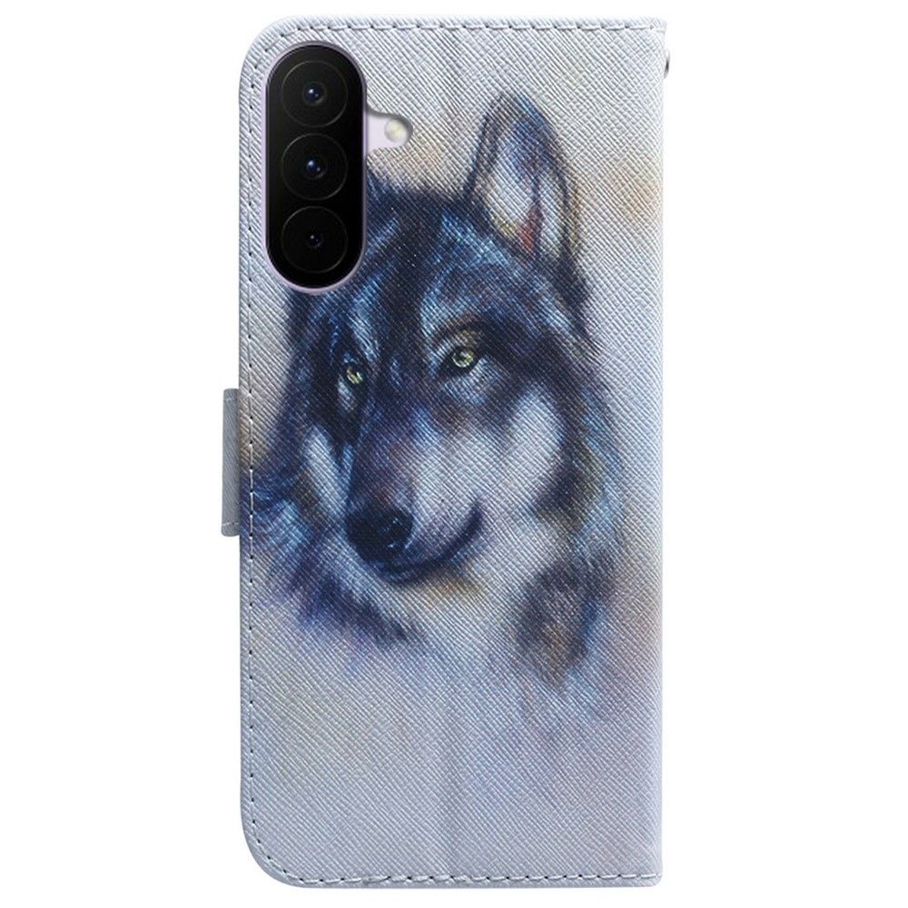 Printy knižkové púzdro na Samsung Galaxy A27 - vlk