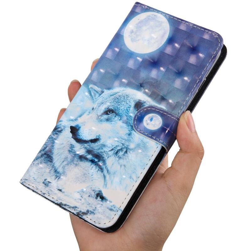 Printy peňaženkové púzdro na mobil Xiaomi Poco M4 Pro 5G/Redmi Note 11S 5G - polárny vlk