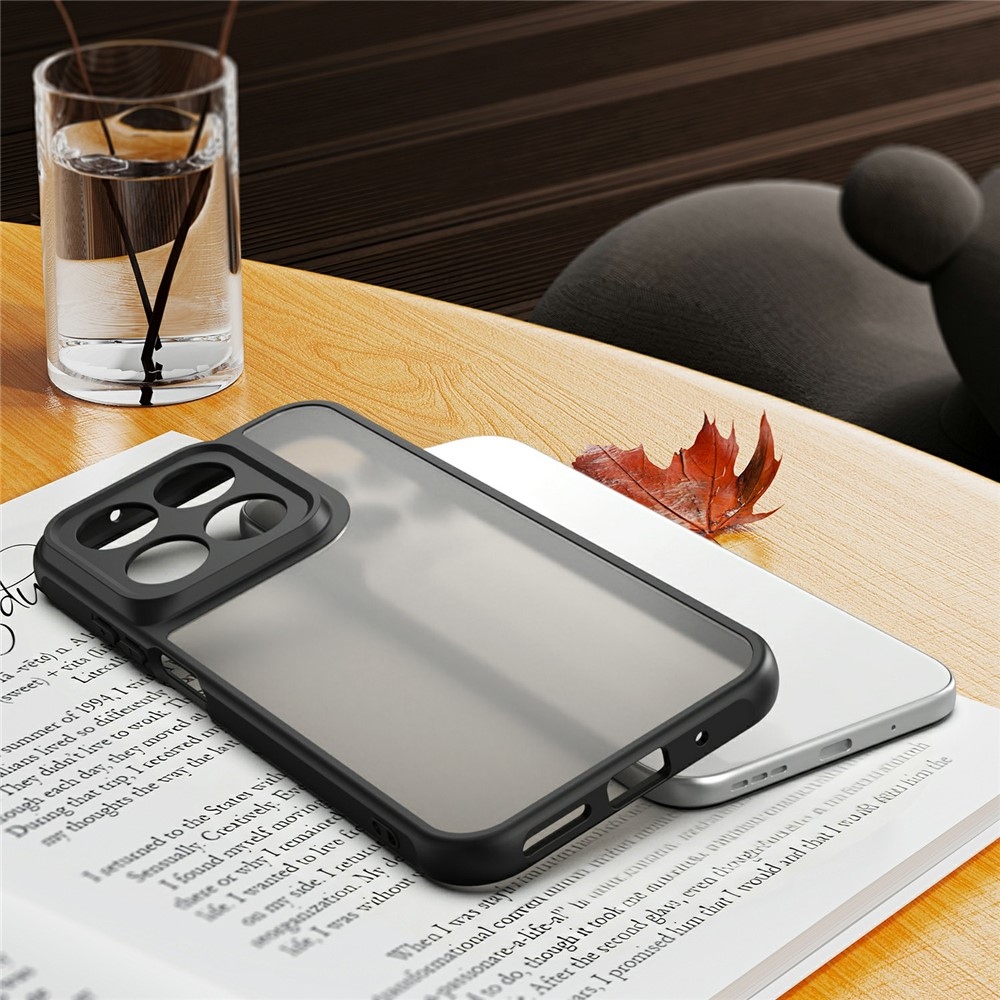 Proof gélový obal s pevným chrbtom na Motorola Moto G87 5G/G77 5G/G67 5G - čierny