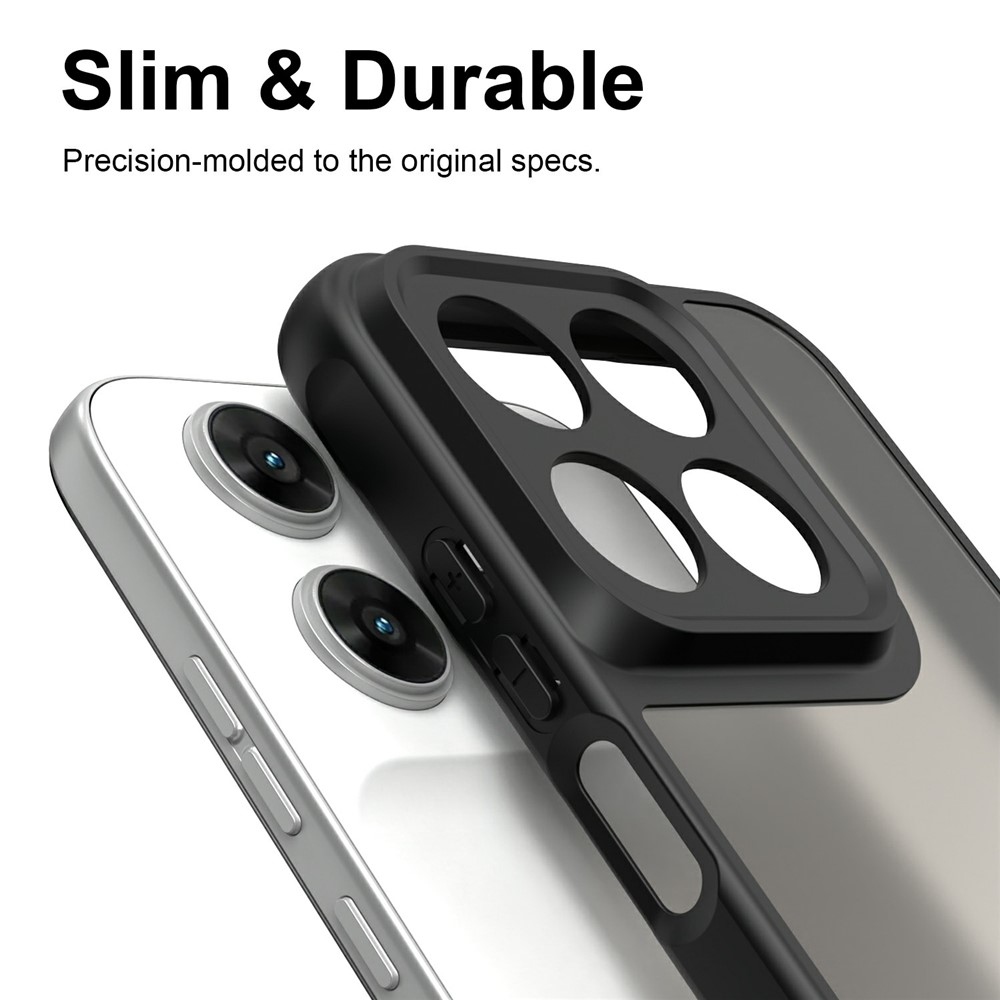 Proof gélový obal s pevným chrbtom na Motorola Moto G87 5G/G77 5G/G67 5G - čierny