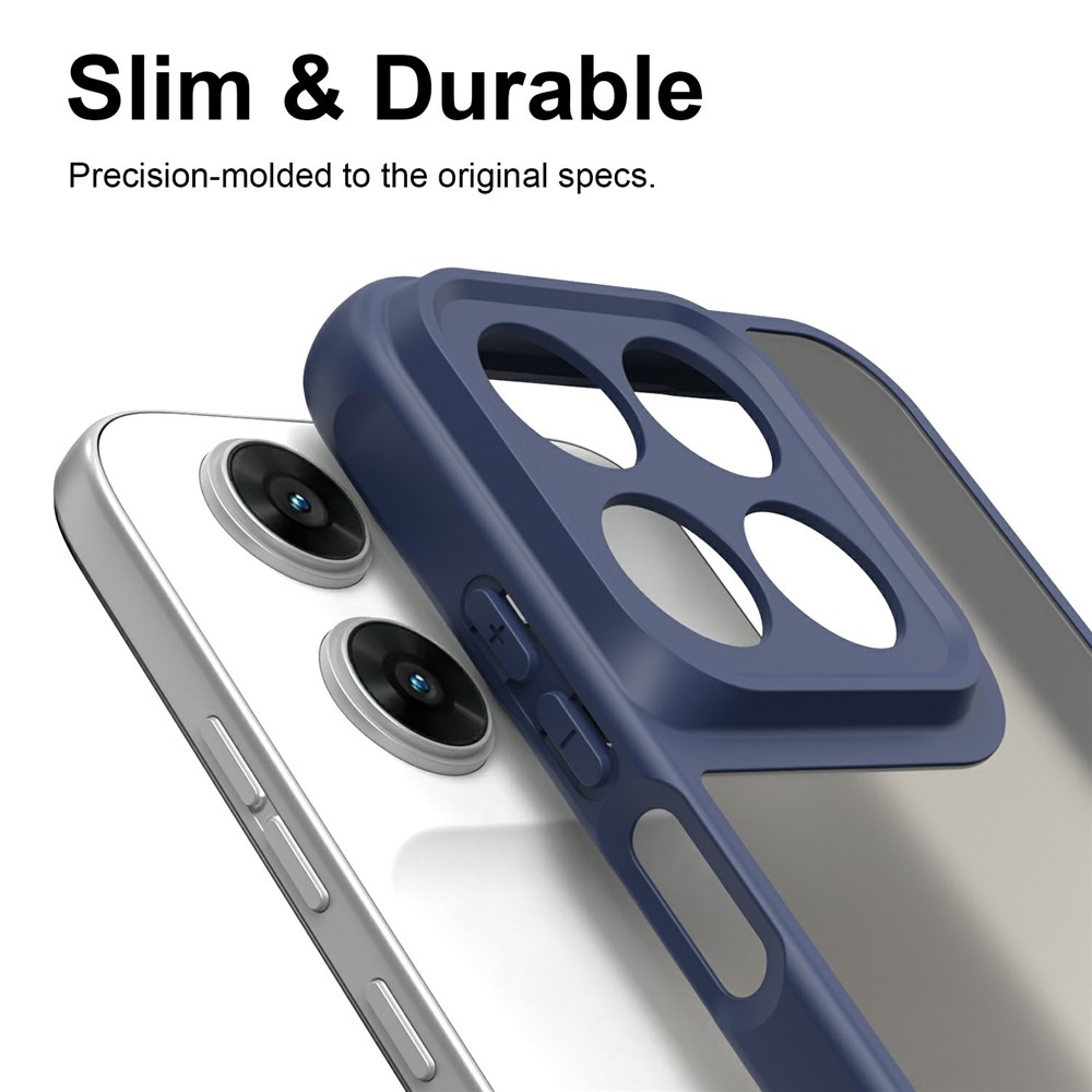 Proof gélový obal s pevným chrbtom na Motorola Moto G87 5G/G77 5G/G67 5G - modrý