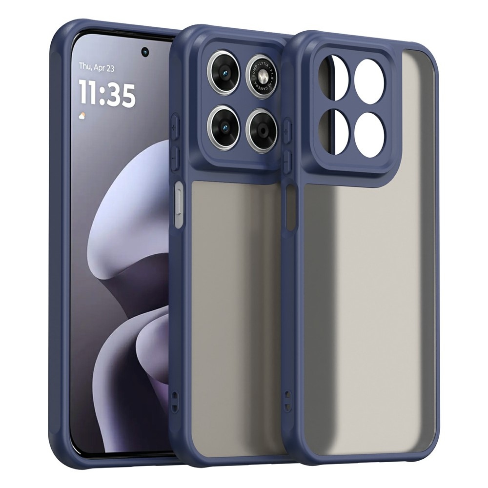 Proof gélový obal s pevným chrbtom na Motorola Moto G87 5G/G77 5G/G67 5G - modrý