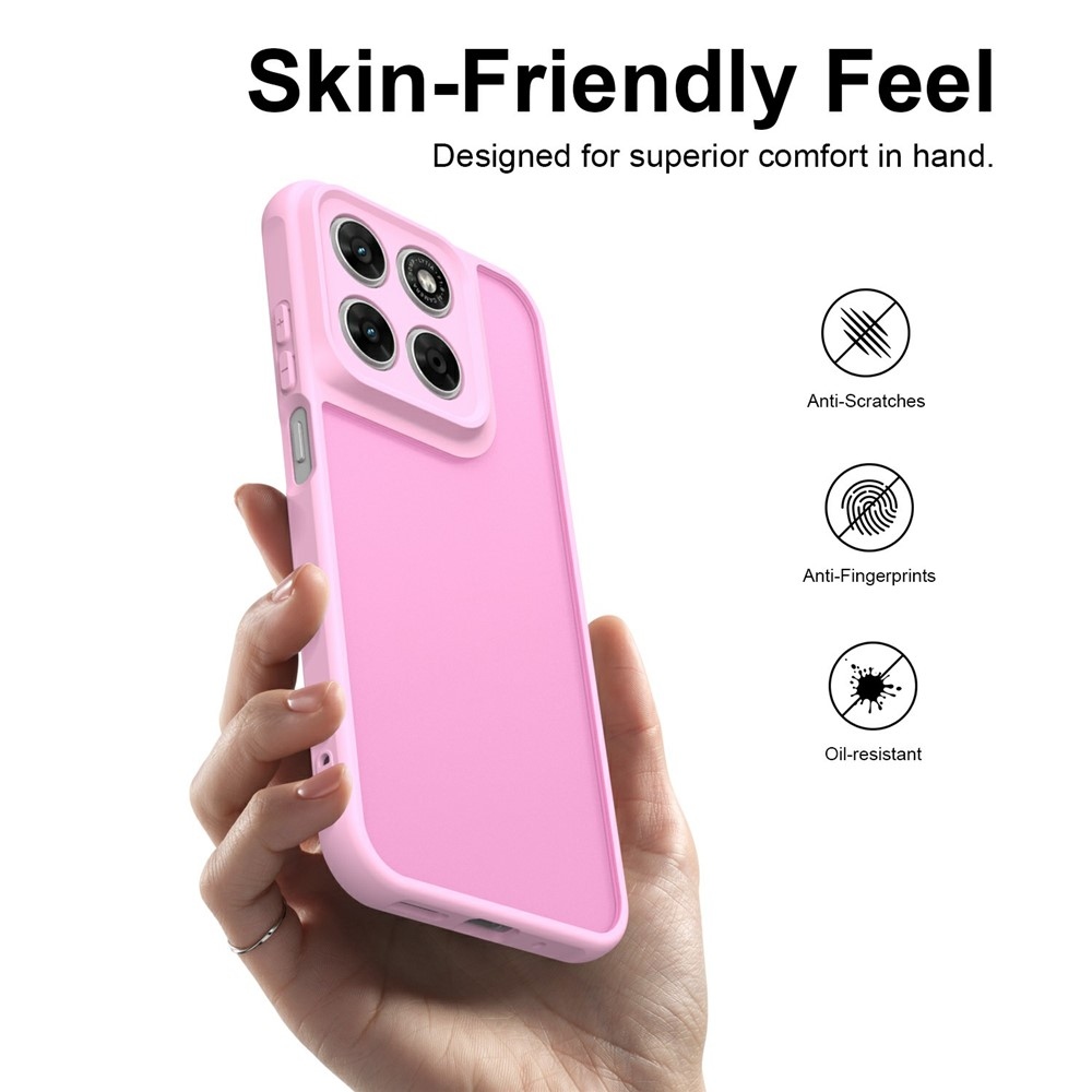 Proof gélový obal s pevným chrbtom na Motorola Moto G87 5G/G77 5G/G67 5G - svetlofialový