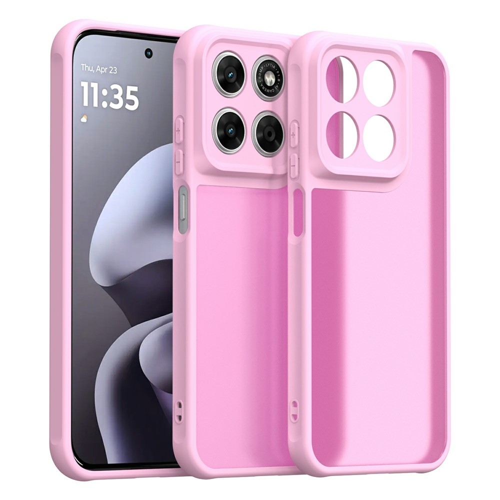 Proof gélový obal s pevným chrbtom na Motorola Moto G87 5G/G77 5G/G67 5G - svetlofialový