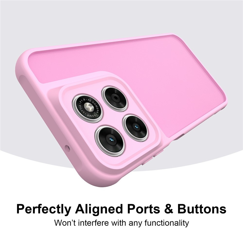 Proof gélový obal s pevným chrbtom na Motorola Moto G87 5G/G77 5G/G67 5G - svetlofialový