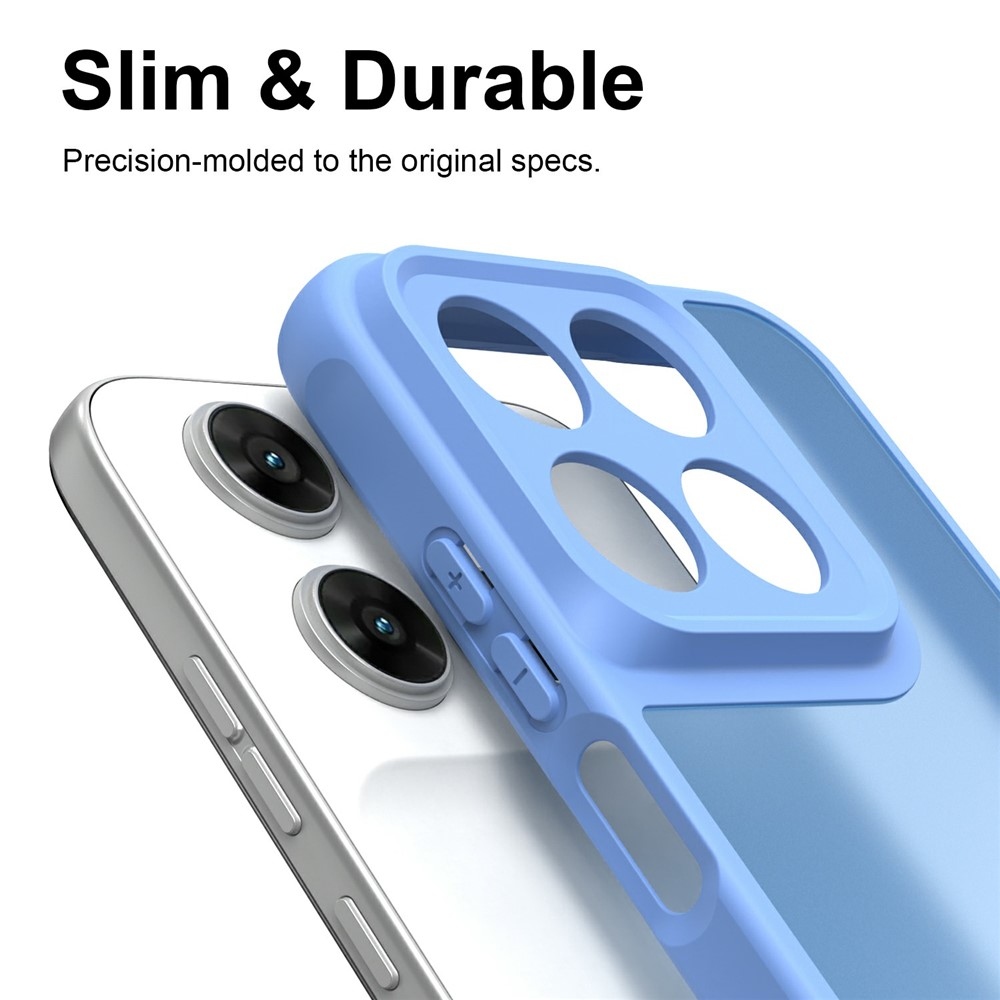 Proof gélový obal s pevným chrbtom na Motorola Moto G87 5G/G77 5G/G67 5G - svetlomodrý