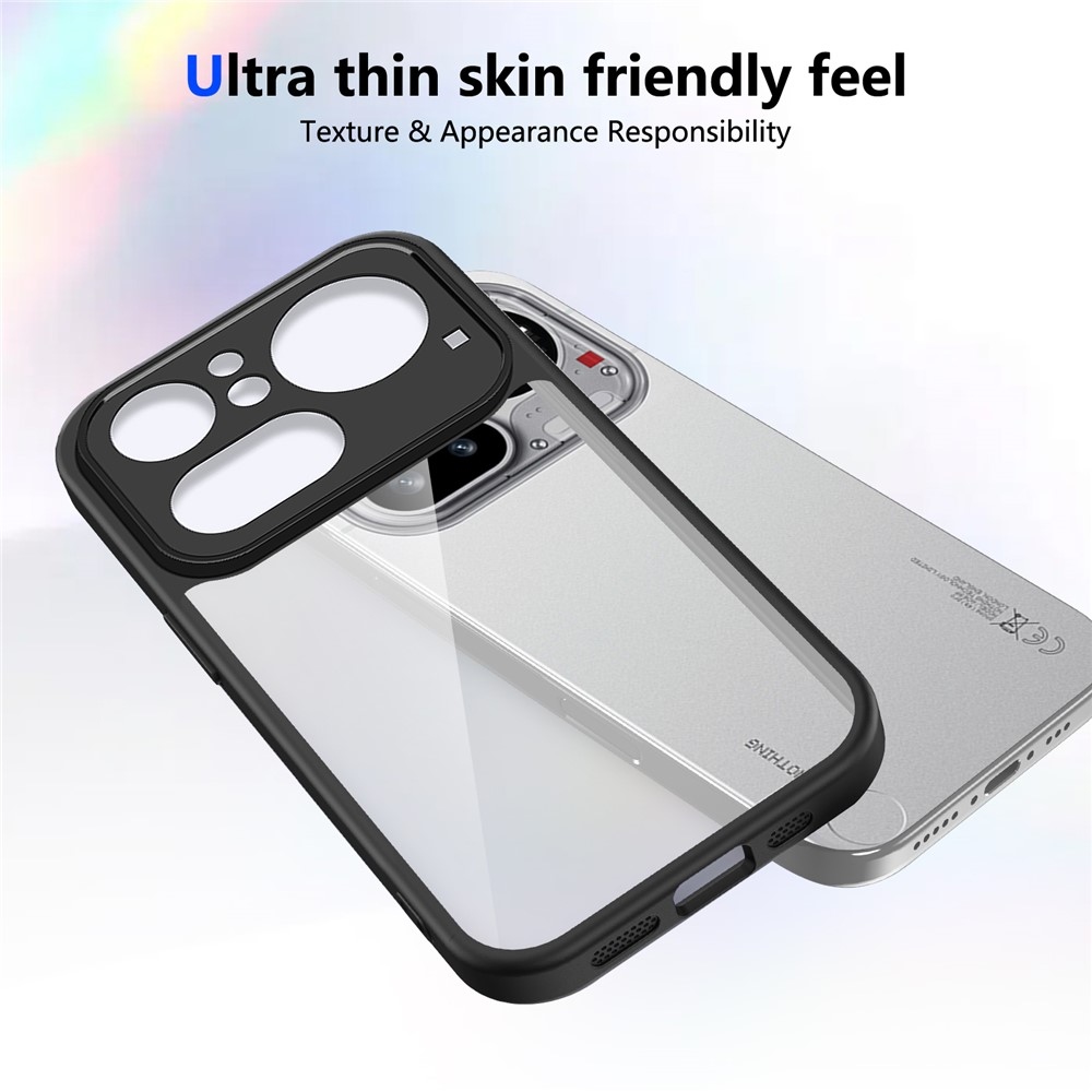 Proof gélový obal s pevným chrbtom na Nothing Phone (4a) Pro - čierny