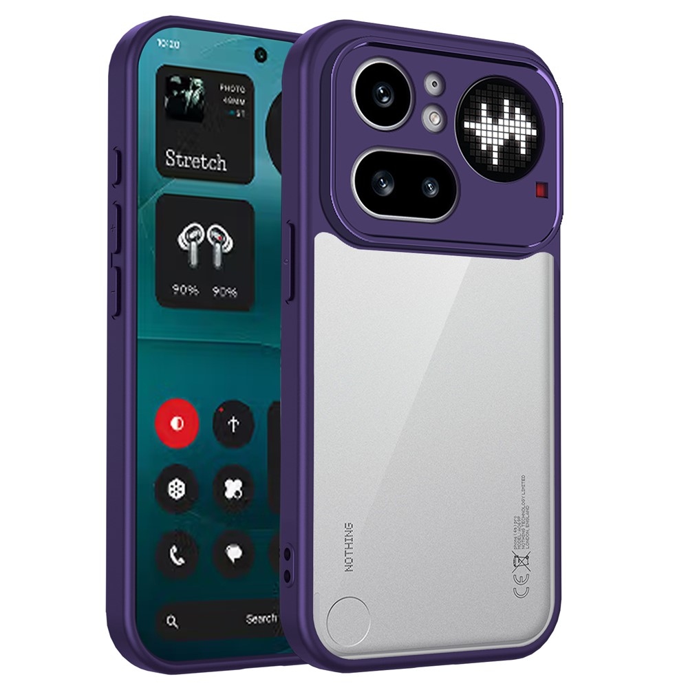 Proof gélový obal s pevným chrbtom na Nothing Phone (4a) Pro - fialový