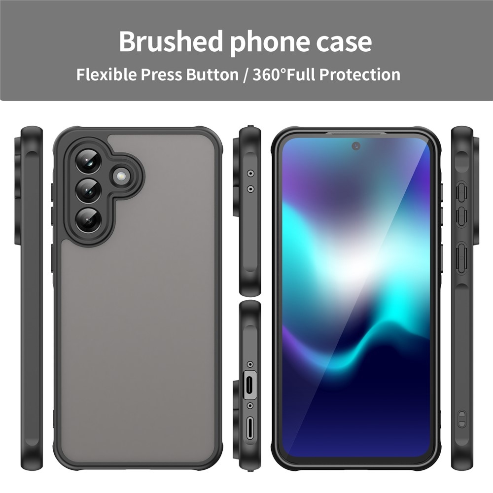 Proof gélový obal s pevným chrbtom na Samsung Galaxy A37 5G - čierny